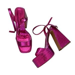 Pink Platform Heels